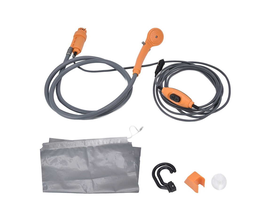 Chuveiro Compacto De Acampamento De 12 V Com Alça Ergonômica Para Fácil Instalação Ao Ar Livre PENGDSJE