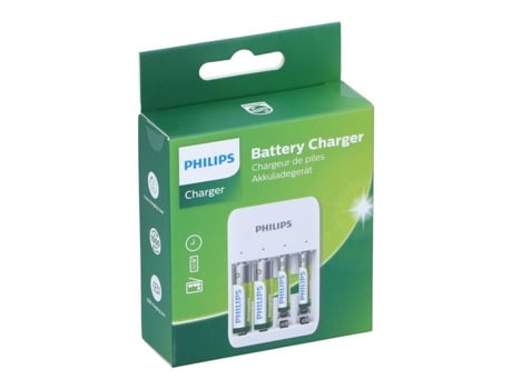 Kit Carregador Philips Carregador De Pilhas Recarregáveis Usb Carregador De Pilhas Universal Pilhas Aa E Pilhas Aaa Incluídas