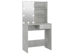 Conjunto de toucador VIDAXL Cinzeto Madeira processada (74.5x40x141 cm )