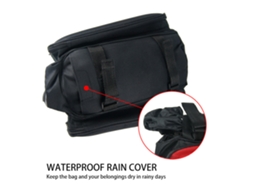 Saco Traseiro para Bicicleta Expandível com Capa de Chuva Mali