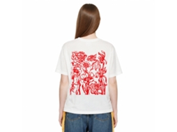 Camiseta Rockinstone Ce N'est Pas Une Fleur Annabelle ilustrada estilo exclusivo de designer