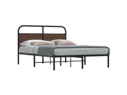 Vidaxl Estrutura Cama S/ Colchão Derivados Madeira Carvalho Castanho