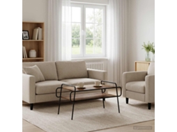 Vidaxl Mesa De Centro Madeira Antiga 100 X 50 X 51 Cm
