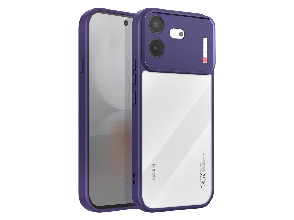 Capa Para Nothing Phone (4b) Com Proteção De Câmara Antidescoloração