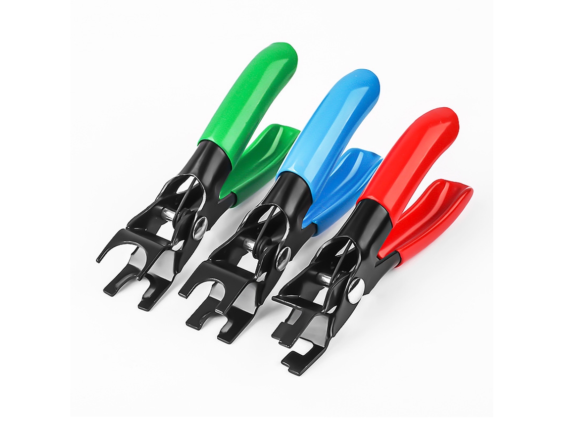 Conjunto De 3 Alicates Separadores Linha Combustível Para Desmontar Linhas E Mangueiras Com Conexões Rápidas. -aquaforge