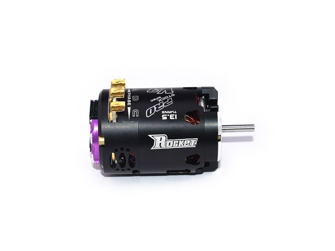 Motor Brushless Sensorizado Surpass Hobby Rocket 540 10.5t com Eixo de 3,175 Mm para Carro Rc MDUG