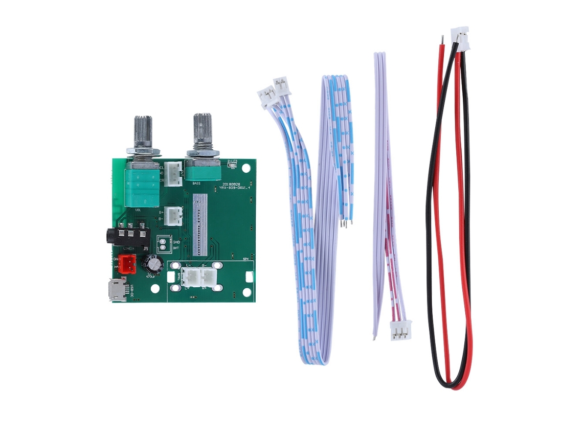 módulo placa amplificador estéreo digital 20w bluetooth 5.0 5v 2.1 canais com S/MARCA
