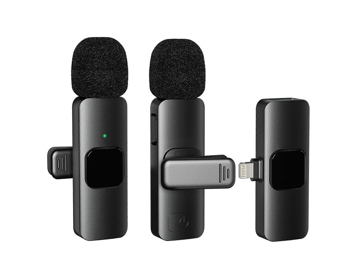 Mini Microfone De Lapela Para Iphone, Ipad, Pacote Com 2 Aquaforge