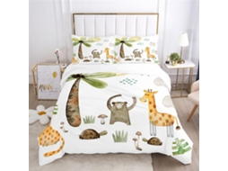 Capa de Edredom Infantil em Microfibra Fronha 240x260 Cm