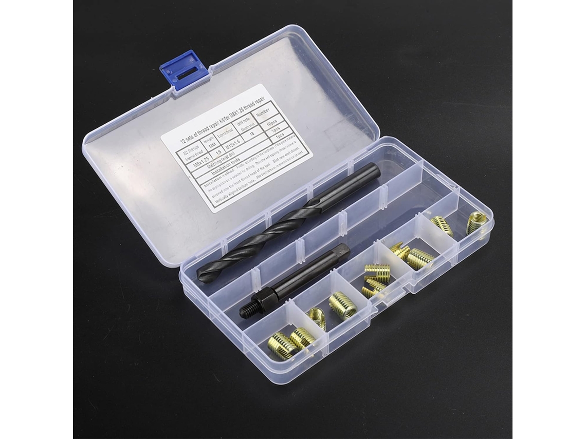 Kit De Reparo Com Inserto Roscado M8 X 1,25, Ferramentas