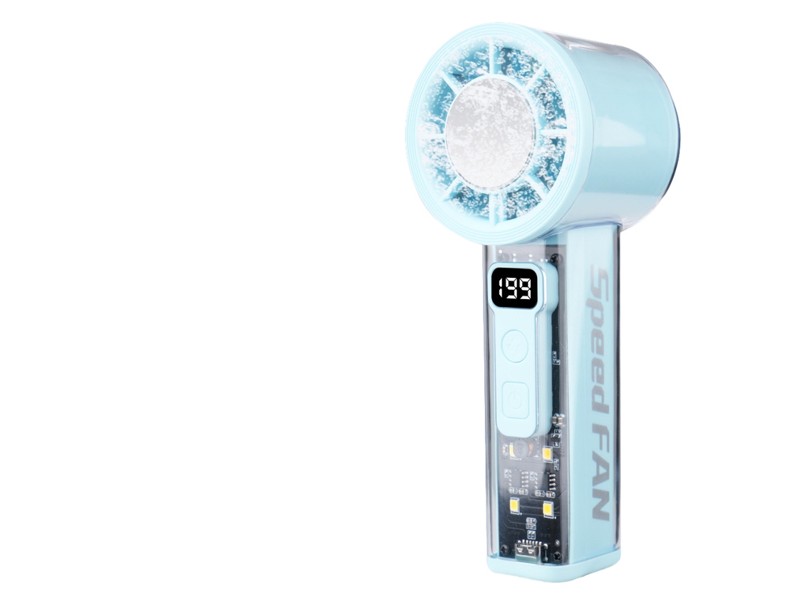 Laxiscreed Mini Ventilador De Mão Usb Com Refrigeração Por Semicondutor, Portátil E Fácil De Transportar