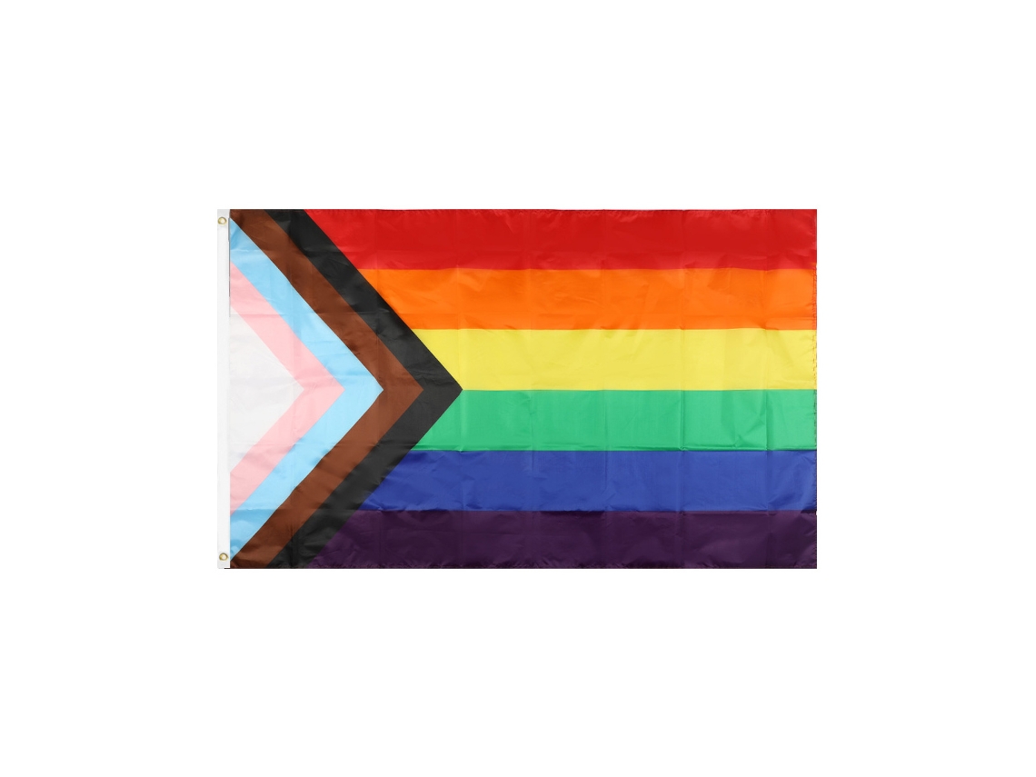 Bandeira LGBTQ, Bandeira Arco-íris Resistente às Intempéries, Bandeira do Orgulho Gay, Cores Vibrantes, Uso Interno e Externo - 90x150cm EIOORORRIY