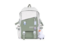 Mochila Com Lindos Acessórios De Pingentes E Broches, Mochila Escolar Para Meninas, Adolescentes, Estudantes, Mochila De Nylon. Olysi Shop