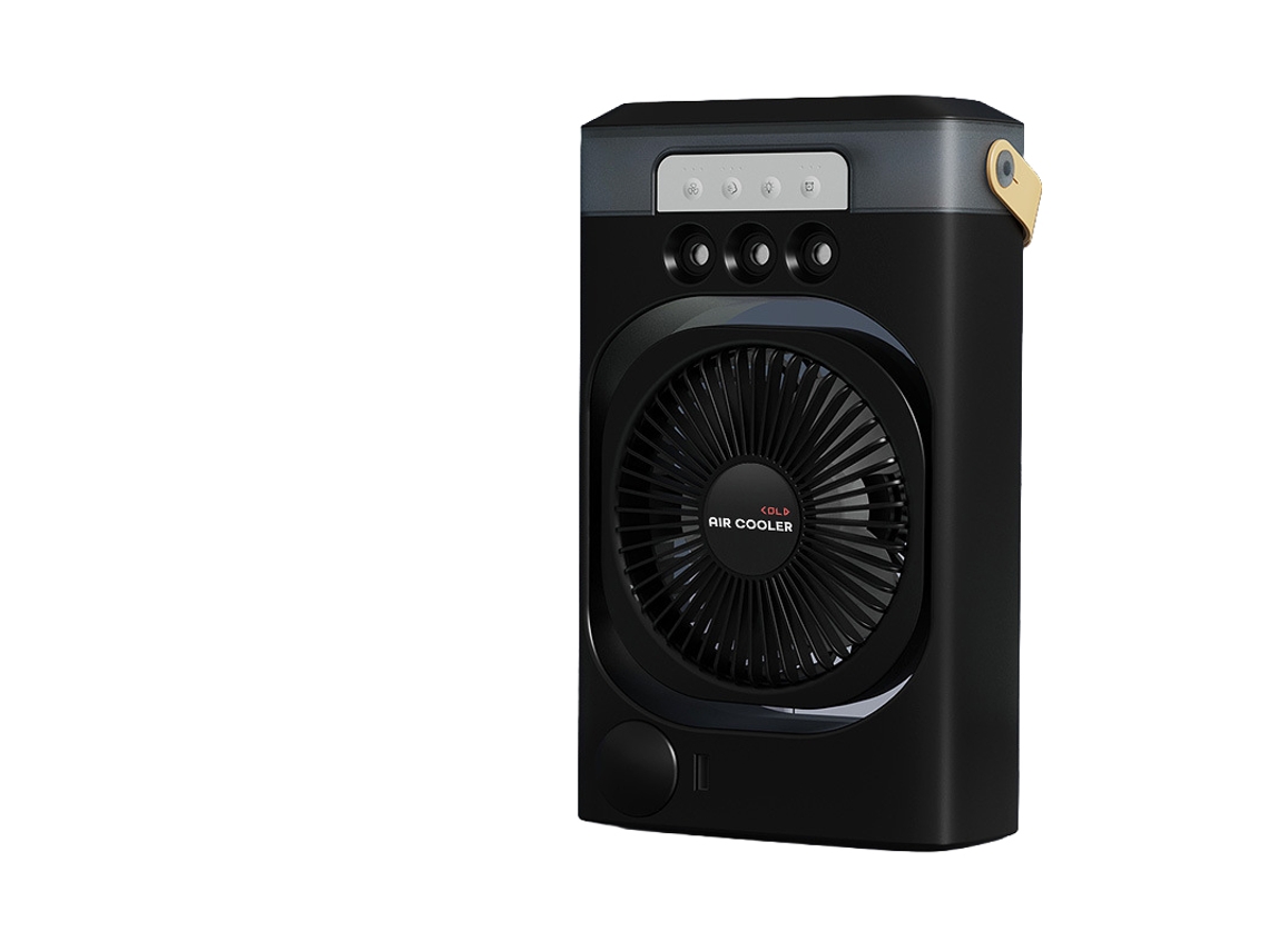 Laxiscreed Ventilador De Mesa Com Bateria E Spray De Água Para Escritório E Dormitório