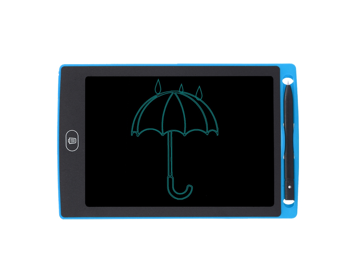 Quadro de Escrita Lcd 8.5 Polegadas Crianças Azul Foncé