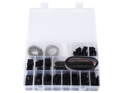 Kit 520pcs Conectores Pinos Jumper Header Macho e Fêmea com Caixa