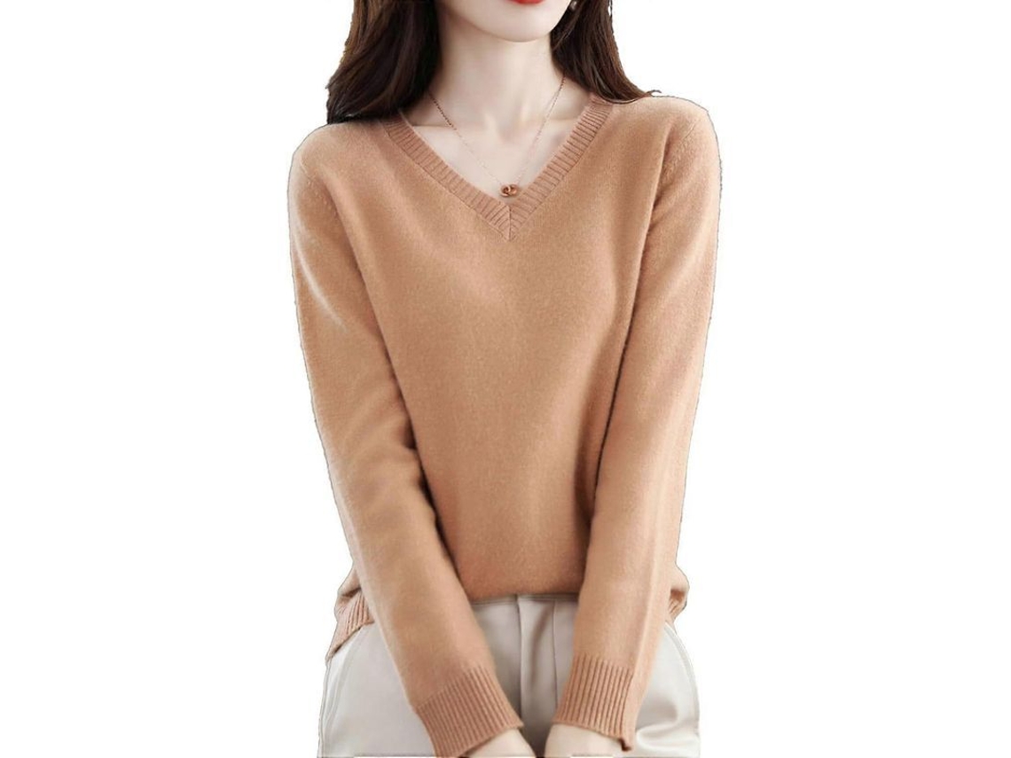 Suéter De Cashmere Mongol De Alta Qualidade: Design Elegante, Tecnologia Avançada E Manutenção Simples Cameiro Dourado