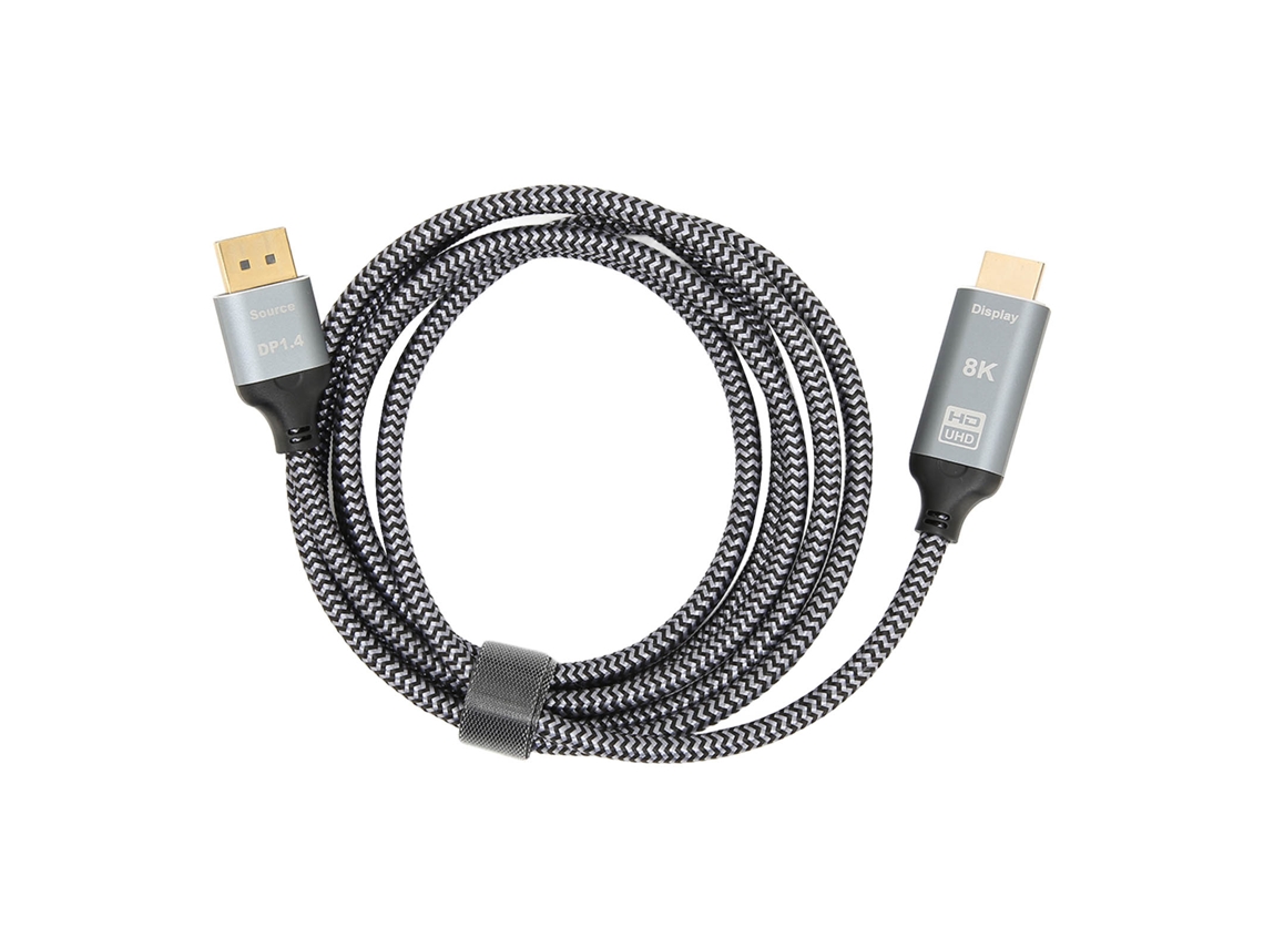 Aetheria cabo Adaptador Displayport 1.4 para Hdmi 2.1 Macho para Fêmea 8k 6 Pés