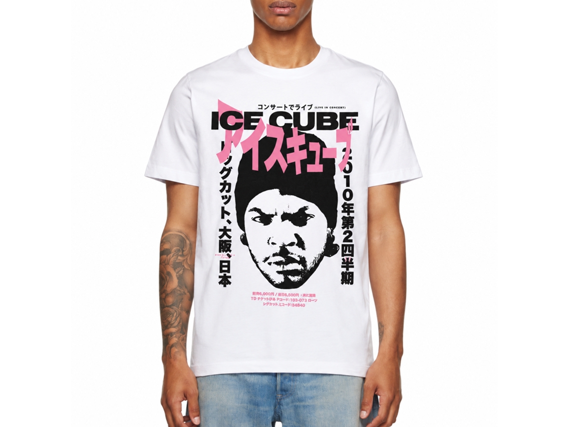 Ice Cube Beanie Kanji T-shirt Classic Unisex Adults Size:s