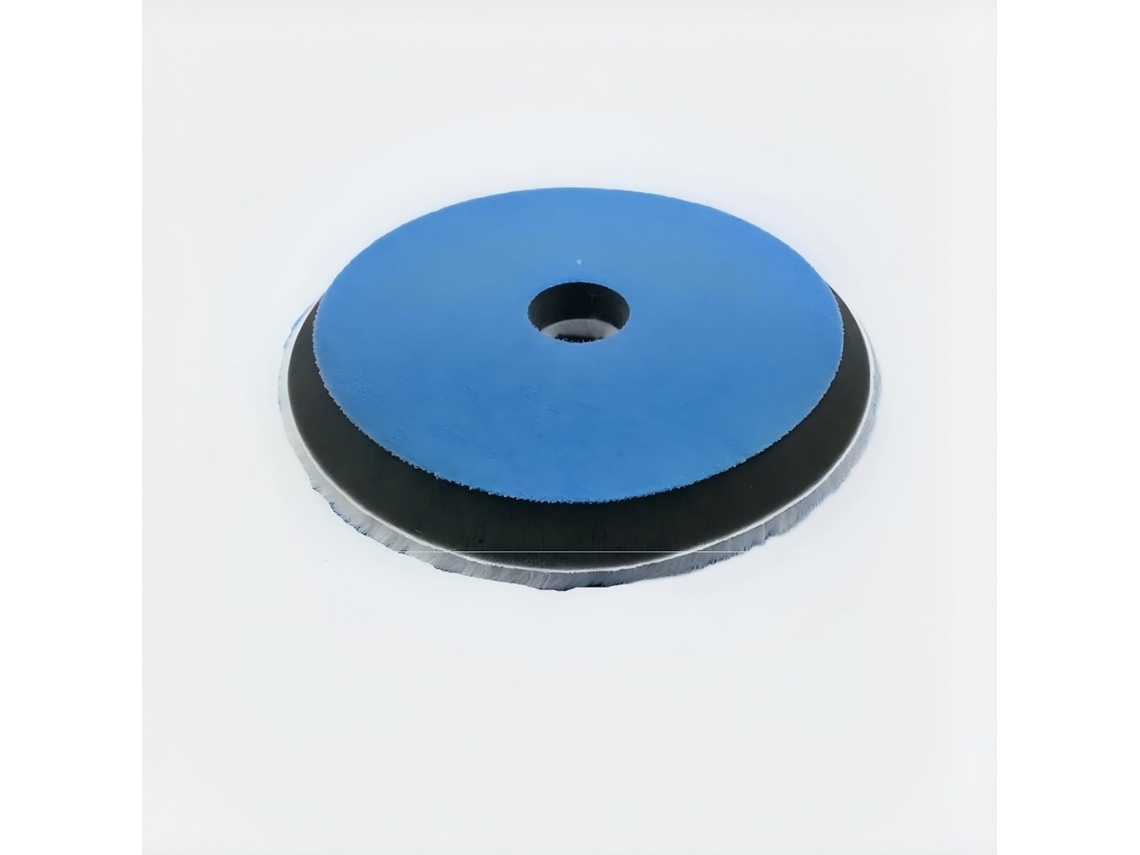 Boina De Lã Curta Para Polimento 6/7", Rodas Com Velcro, Almofada