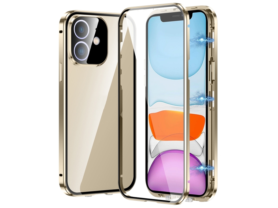 Capa De Vidro Temperado Hd Para Iphone 11 - Fecho Magnético Duplo