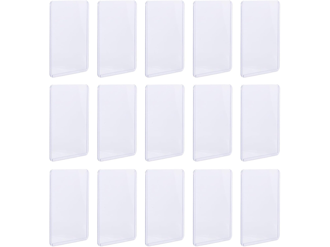 Conjunto De 30 Capas Protetoras Rígidas De Pvc Para Cartas De Jogos