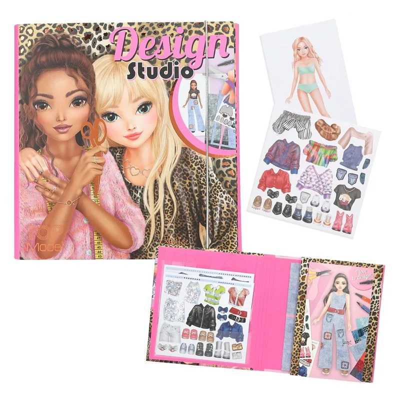 Top Model Cuaderno de Dibujo Crea tus Diseños 13345 DEPESCHE