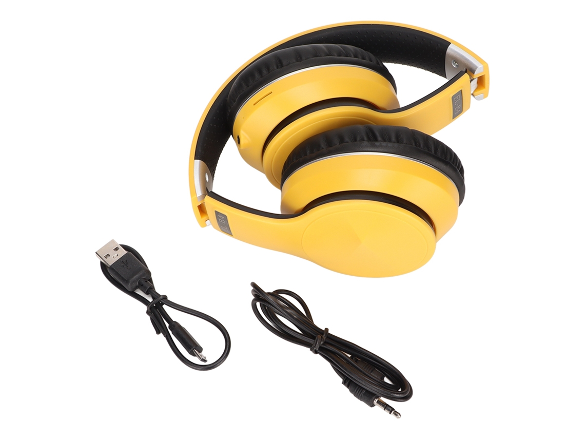 Fones de Ouvido Bluetooth LAXISCREED Elb4 Amarelo