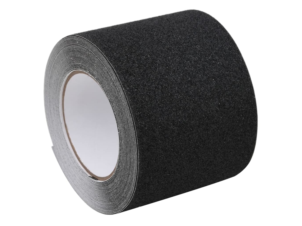 Fita Antiderrapante 0,1X10 M Pvc Preto VIDAXL