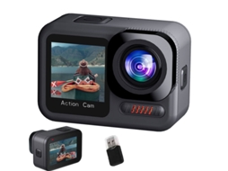 Câmera de Ação SZSMART 860a 4k60fps Corpo Impermeável 20m Câmera Esportiva Tela Dupla Eis para Vlogs Moto