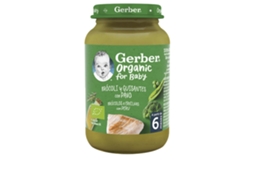 Puré GERBER Organic #Brócoli Y Guisantes Con Pavo 190 Gr 190 G