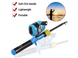 Kit de Pesca Infantil com Vara e Molinete