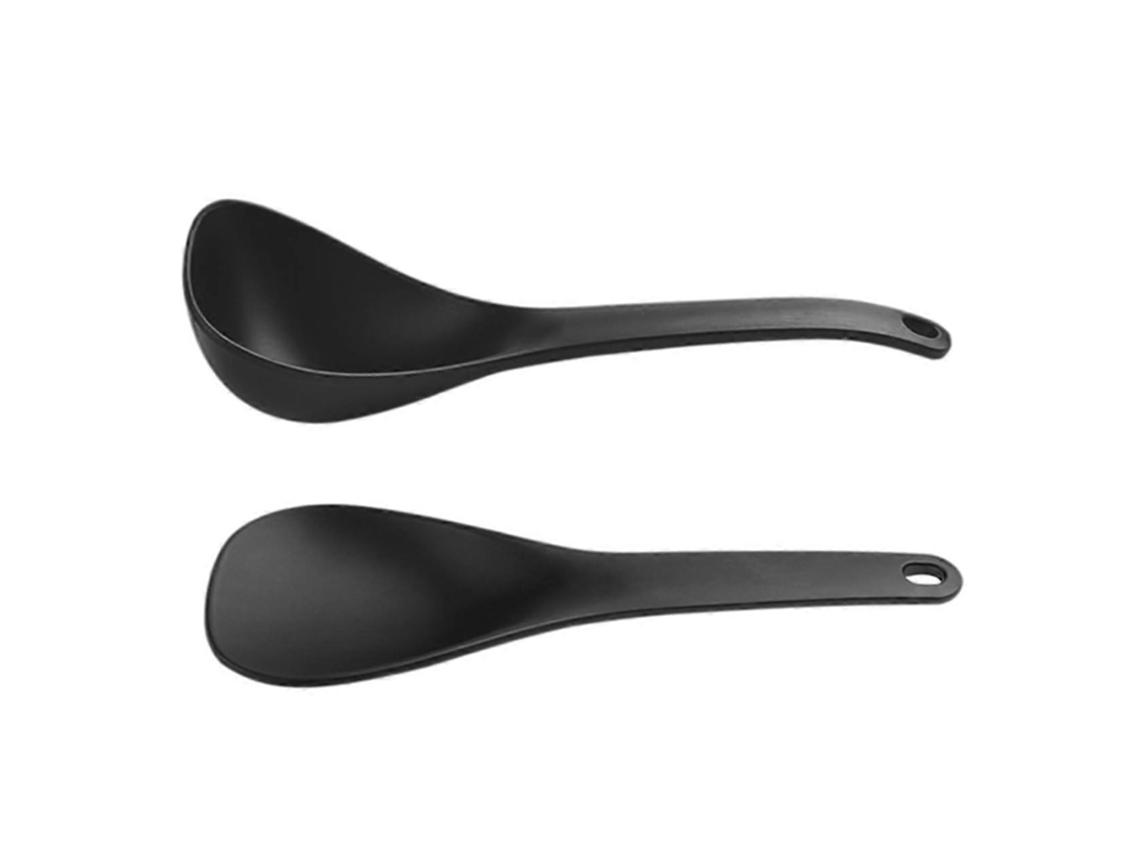 Conjunto De Colheres De Cozinha Com Cabo Longo, Espátula Antiaderente Para Arroz E Concha Resistente A Riscos.