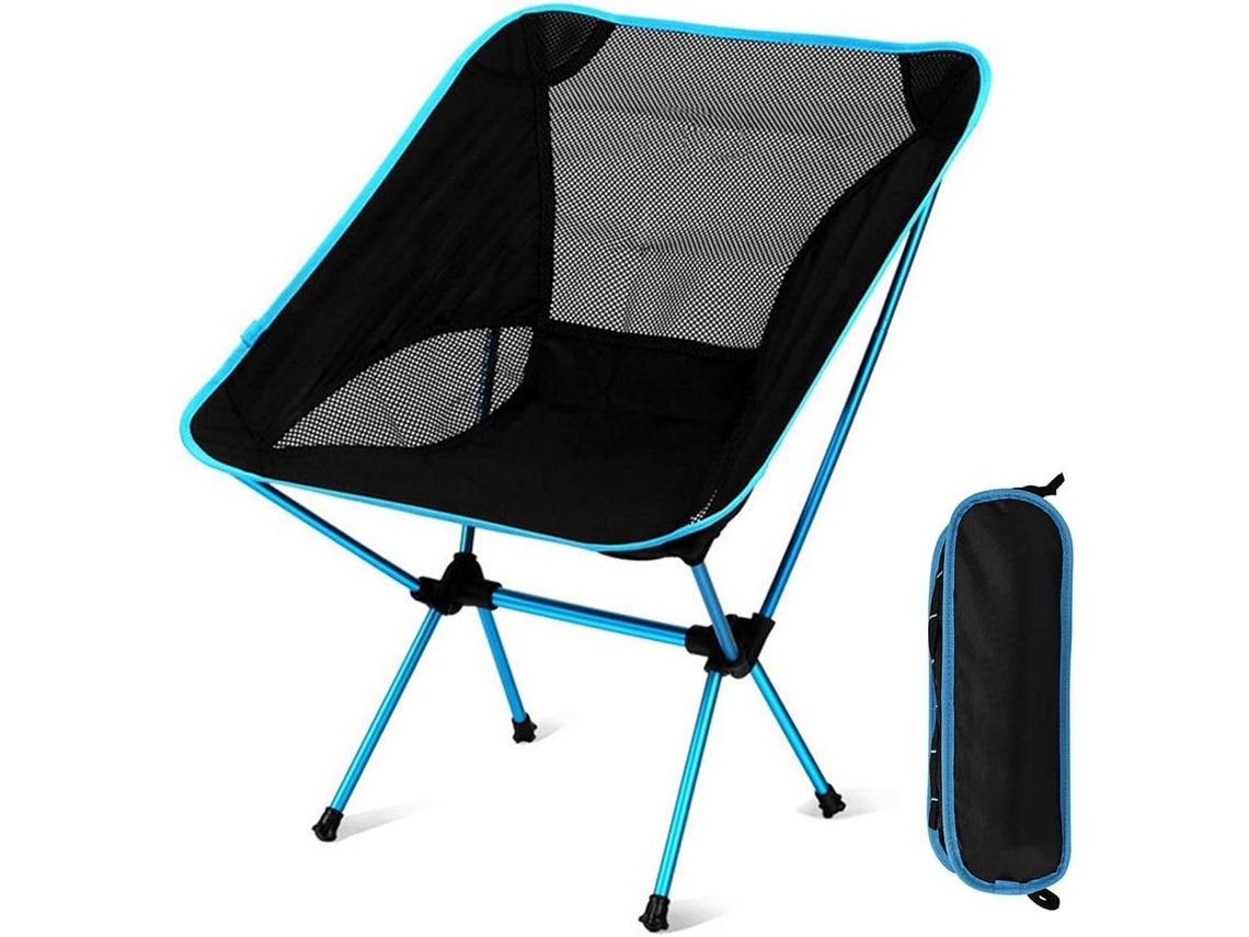 Cadeira de Camping Dobrável, Ultraleve, com Bolsa AQUAFORGE