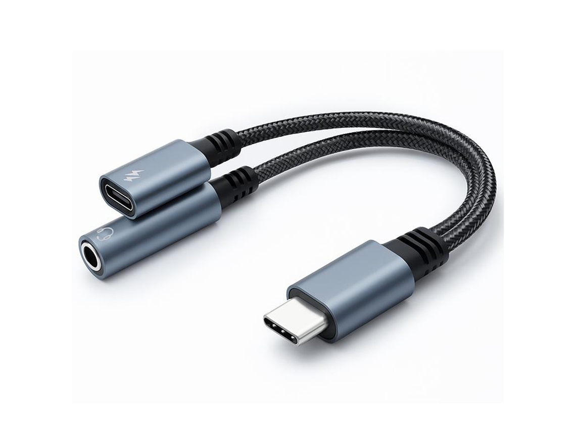 Adaptador Usb-c Qoltec Com Conector Usb-c De 35 Mm Para Iphone E Ipad Pd, 15 W De Comprimento.