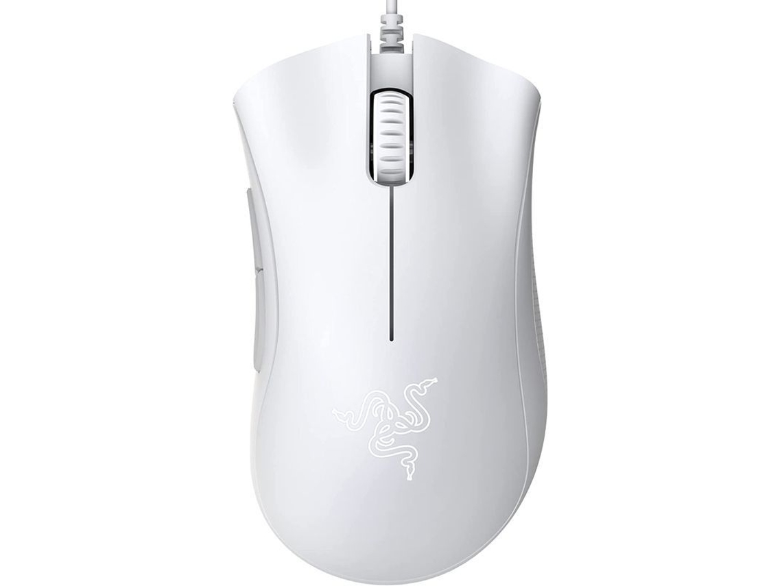 2026 rato Gaming com Sensor Óptico 6400 Dpi, 5 Botões Programáveis e Gares de Borracha Branco Mercúrio