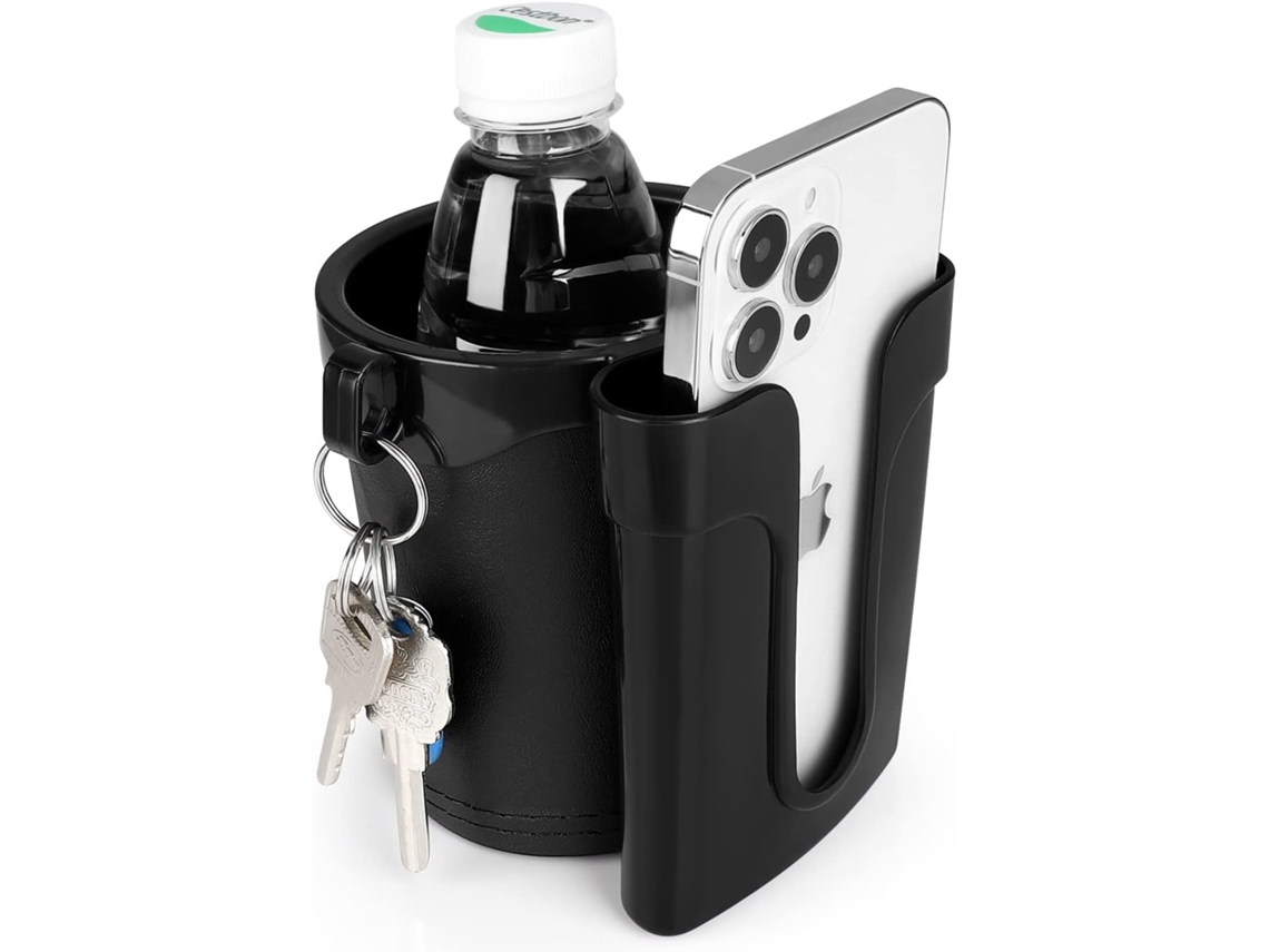 Suporte 2 em 1 AQUAFORGE para Copo e Celular de Bicicleta, para Bicicletas, Carrinhos de Bebê, Andadores, Scooters e Cadeiras de Rodas