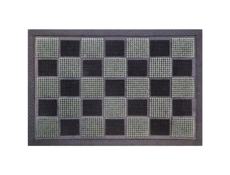 Tapete Flocado Com Espinhas Borracha 40x60 Cm Idmat