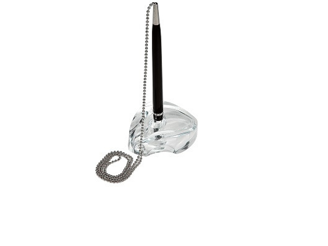 Porta-lápis acrílico transparente LEBEZ 1701
