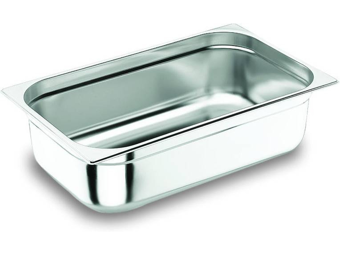 Caixa para Conservação LACOR Container Inox 1/1 (20.6 L - Cinzento - 15x53x32,5 cm)