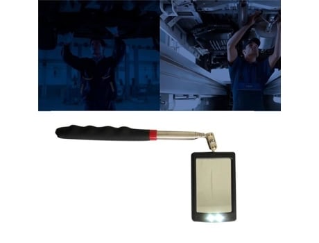 Espelho de inspeção de trabalho luz led estendendo ângulo vista automotivo chassi do carro ferramenta de detecção telescópica-249838 WEWOO