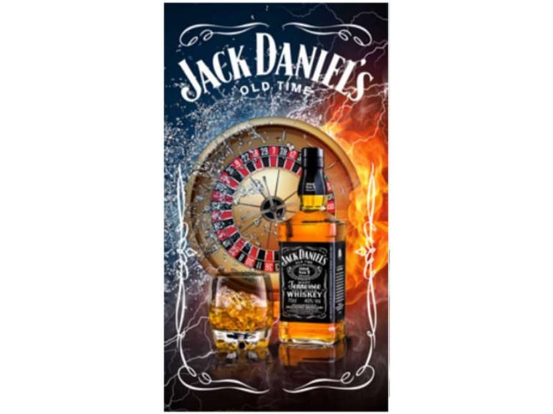 Toalha De Praia Microfibra Jack Daniels Casino