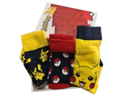 Pokemon Sortido Pack 3 Meias Adulto B.active