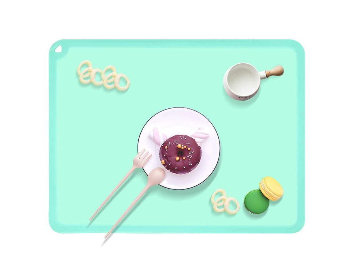 Tapete Antiderrapante De Silicona Para Bebês, Sem Bpa, Reutilizável, Para Crianças E Bebês, Ideal Para Comer E Brincar