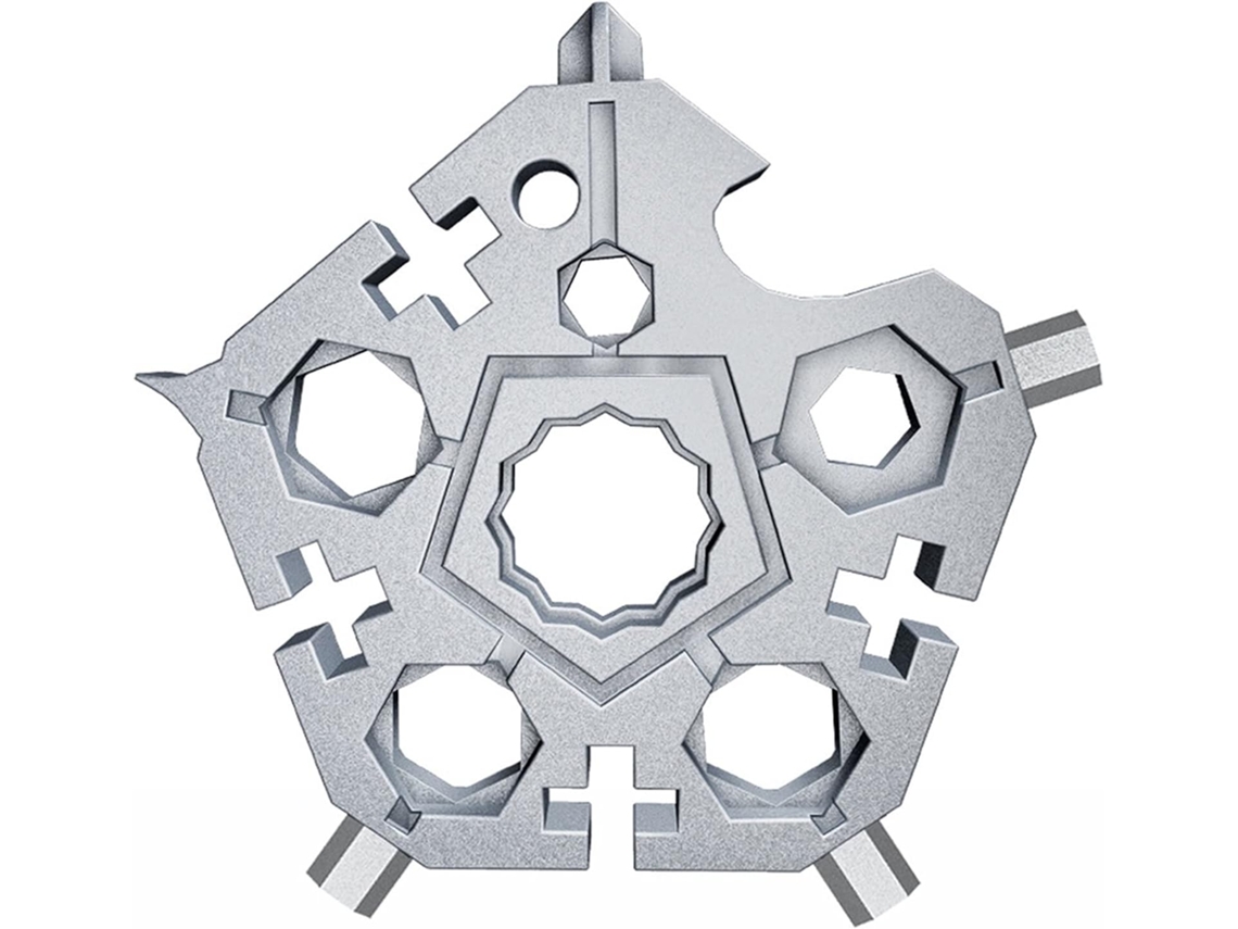 Ferramenta Multifuncional Snowflake, Chave De Fenda E Inglesa
