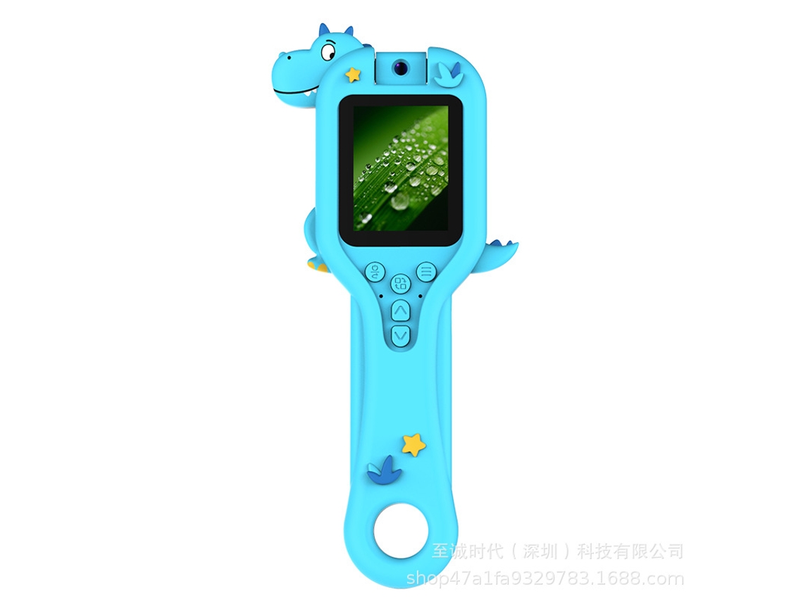 Novo Brinquedo Infantil com Câmera Digital e Microscópio: Microscópio Digital Dinossauro Azul YUNZII (tira Fotos)
