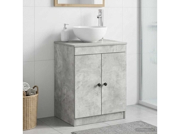 Vidaxl Armário De Banheiro Cinzento Cimento 54 X 41 X 70 Cm