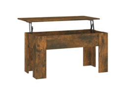 Coffee Table, Coffee Tables Vidaxl Marrom Madeira Processada (101 X 49 X 52.5 Cm)