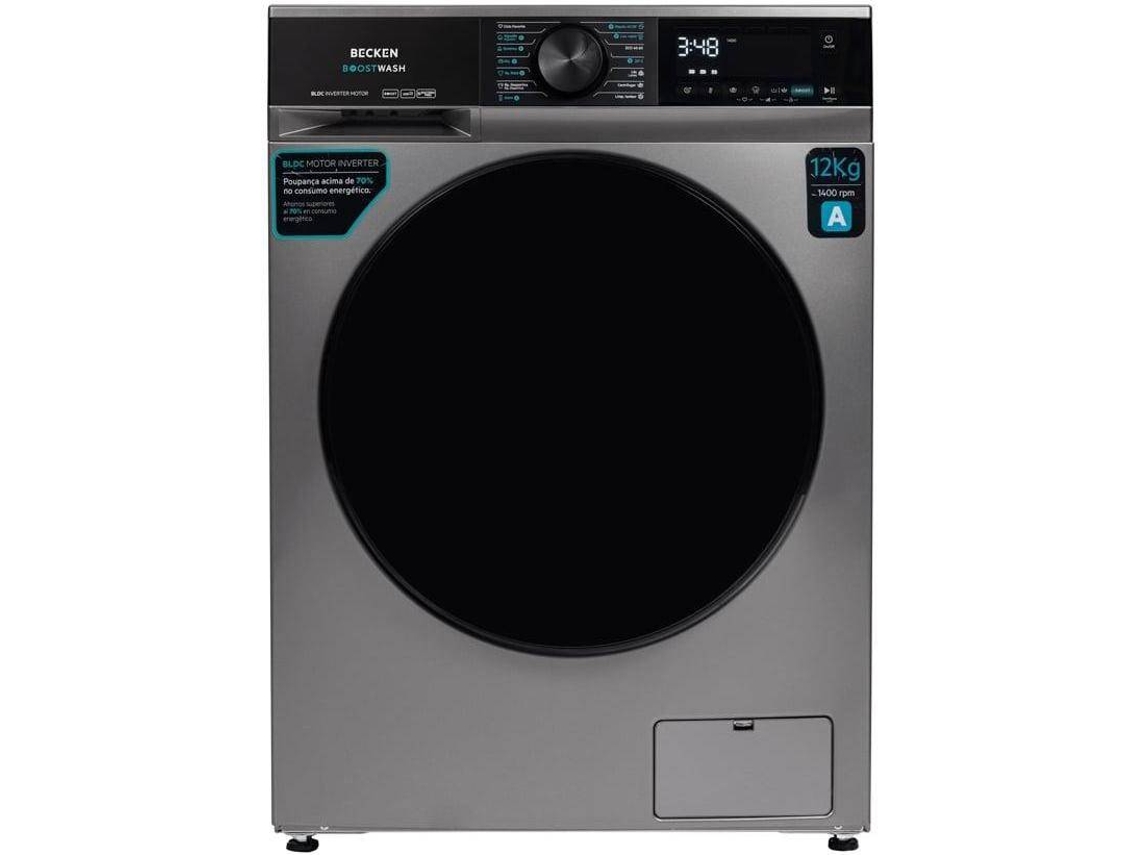 Máquina de Lavar Roupa BECKEN BOOSTWASH BWM8816IX  (Outlet Caixa Aberta - 12 kg - 1400 rpm - Inox)