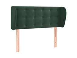 Headboard, Headboards Vidaxl Verde Veludo (83 X 23 X 78/88 Cm)